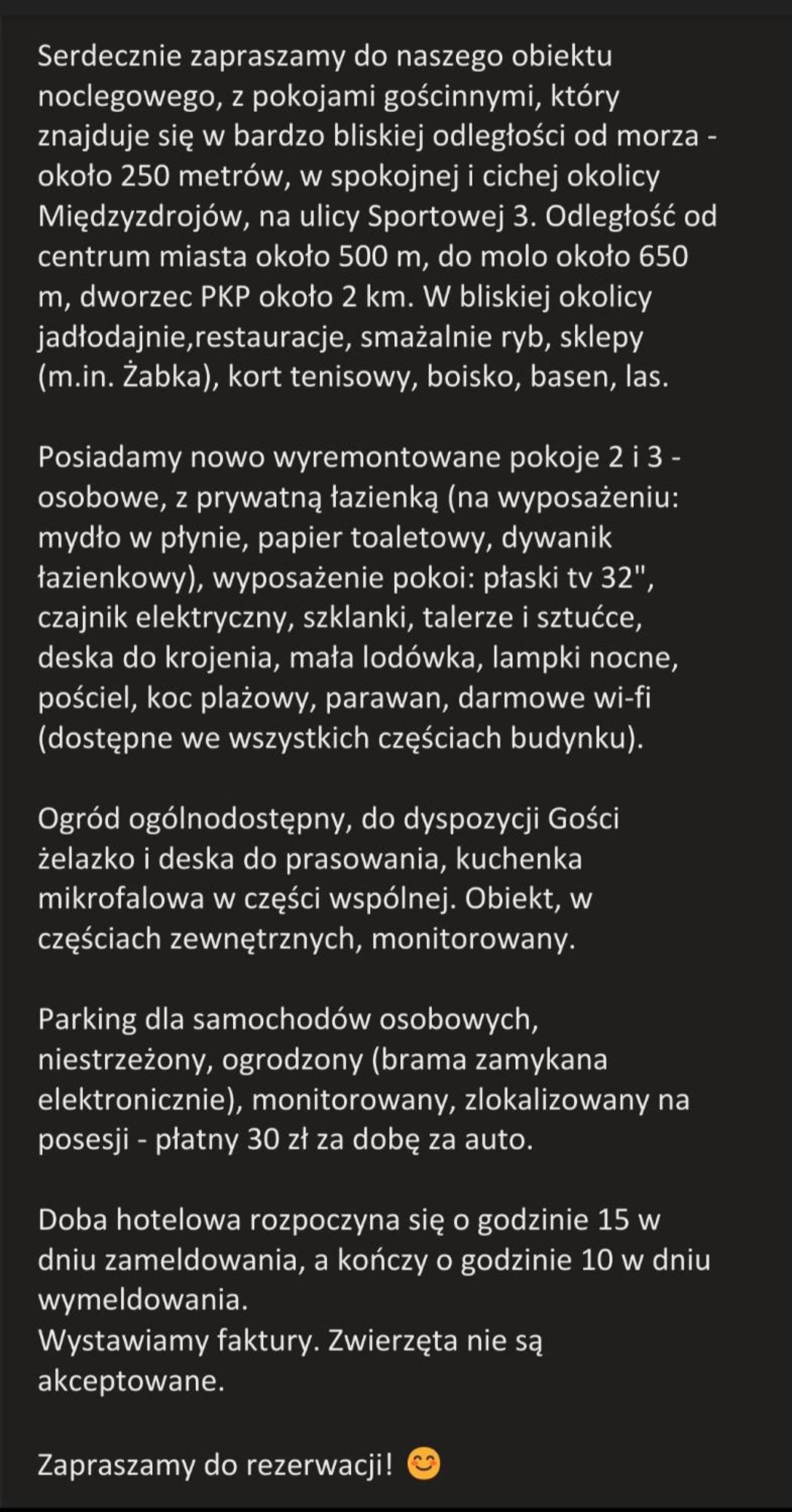 Pokoje Goscinne Gasowscy Dzieci Od 12 Roku Zycia Miedzyzdroje Dış mekan fotoğraf
